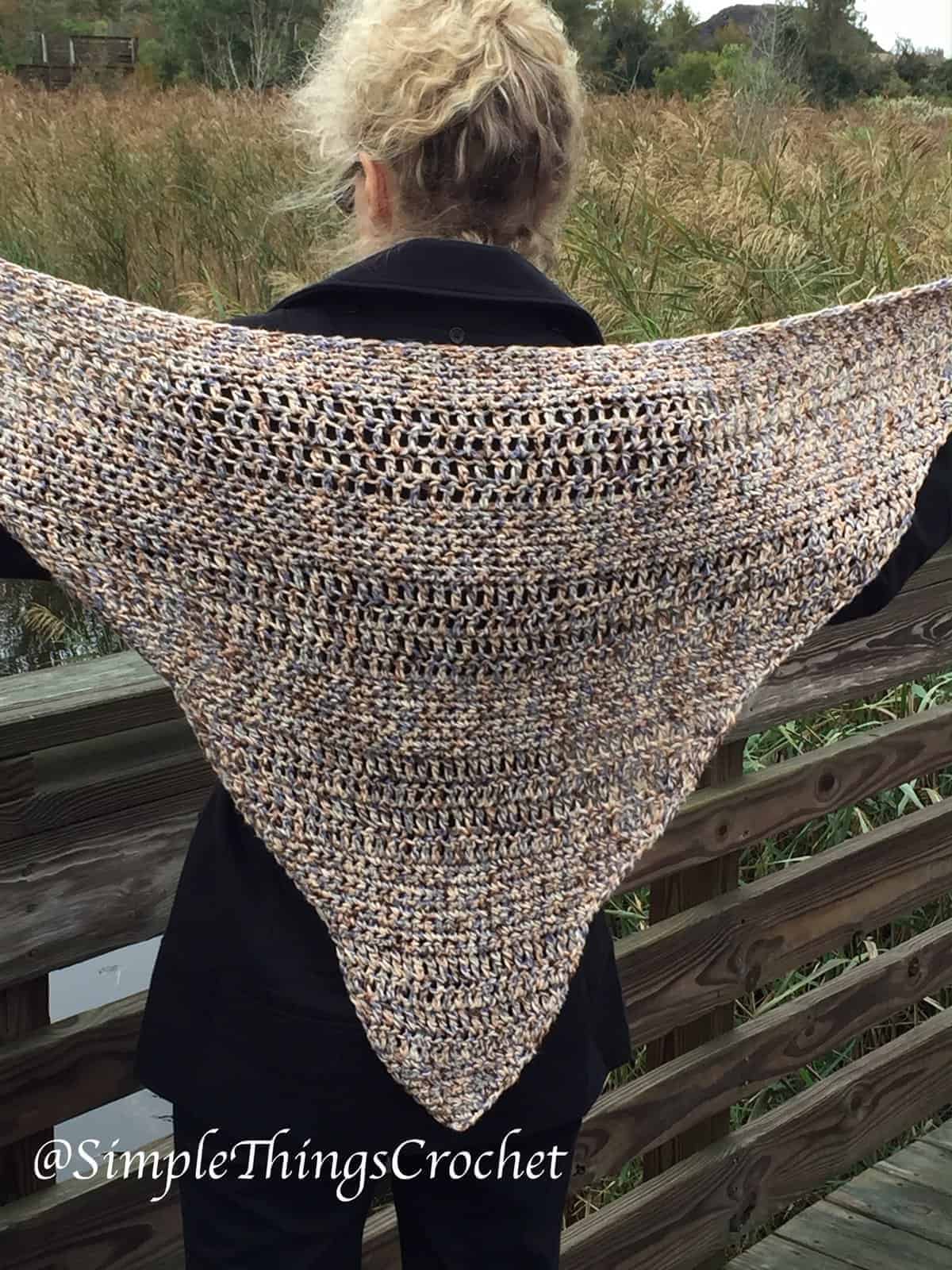 15+ Simply Shawl Crochet Pattern Easy Crochet Shawl Pattern with Simple Stitches